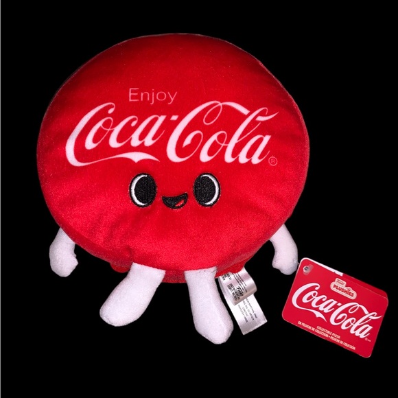 New 2020 7inch Coca-Cola Bottle Cap Plushie Funko X Coca-Cola Collectible - Picture 3 of 8